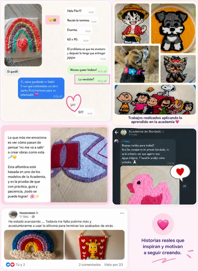 Testimonios alumnas con imagenes